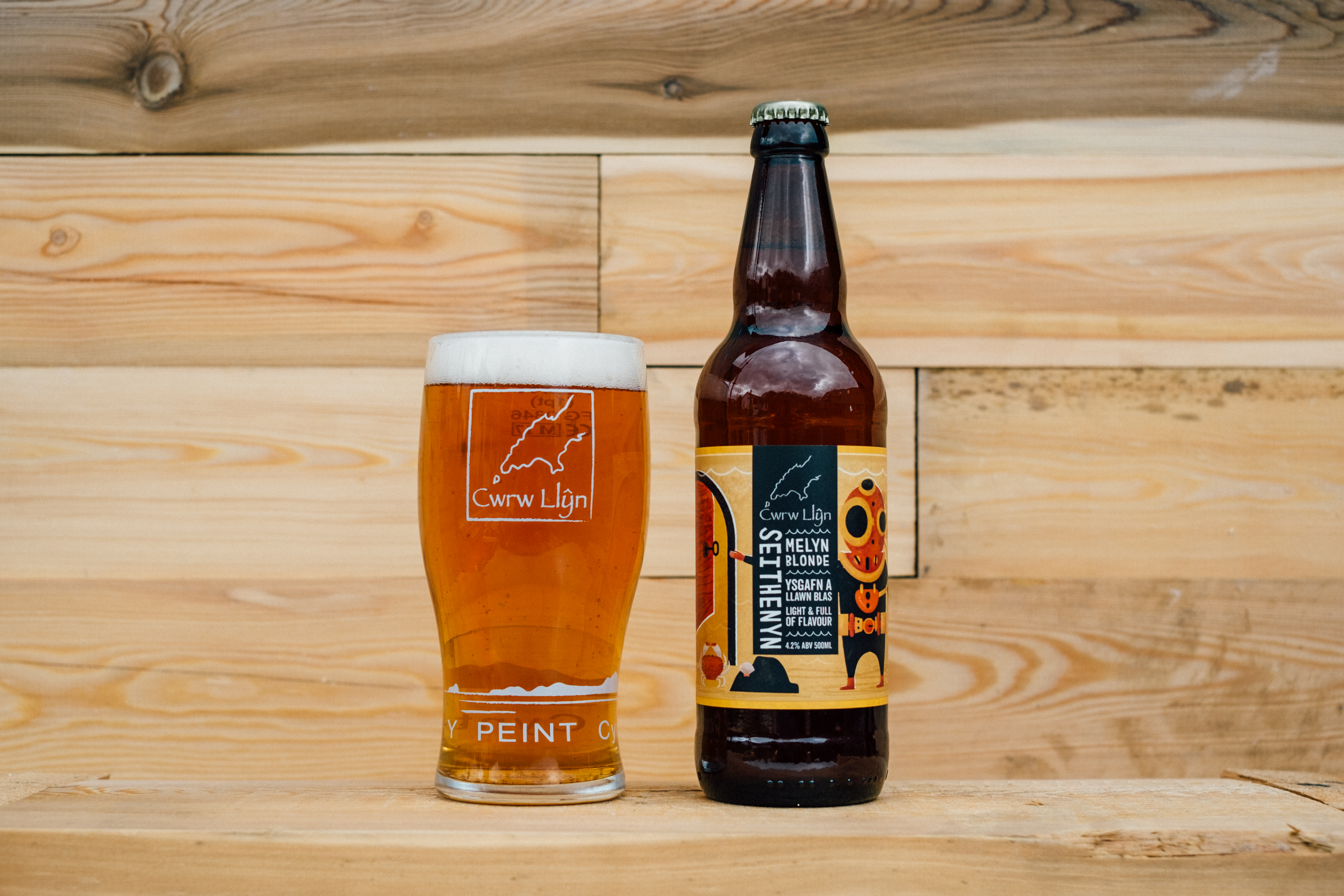 Cwrw Llyn Seithenyn Golden Beer, Welsh Craft Beer, Craft Beer