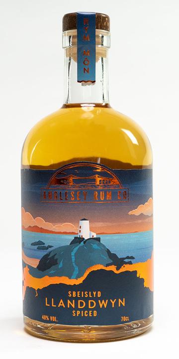 Anglesey Rum Co Llanddwyn Spiced Rum 40% ABV 70cl