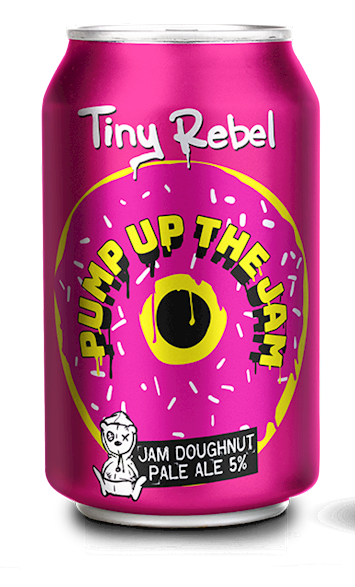 TinyRebelPumpuptheJam, CraftBeer, WelshCraftBeer, CraftCans, tinyRebel, TinyRebelBeers