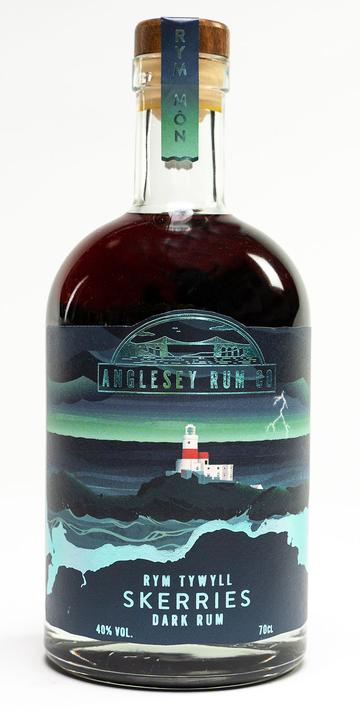  Anglesey Rum Co Skerries Dark Rum 40% ABV 70cl