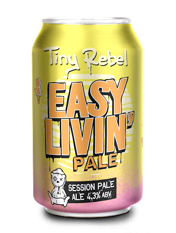 TinyRebel, EasyLivinPale, WelshBeer, CraftBeer, CraftCan, SessionPaleAle