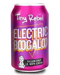 Tiny Rebel, Electric Boogaloo Passionfruit NEIPA 4.5% 330ml Can