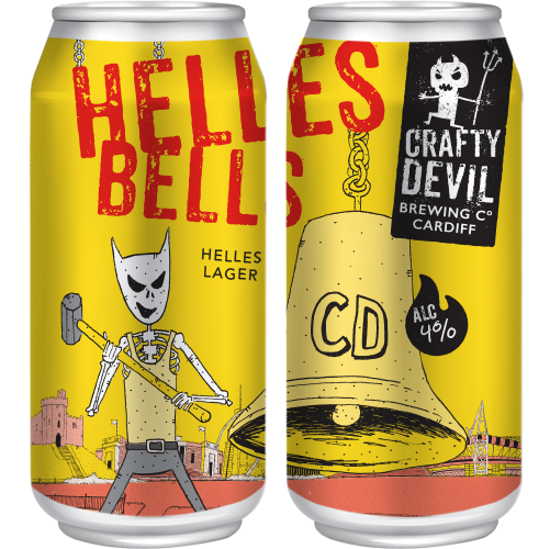 Crafty Devil Helles Bells Helles Lager 4% 440ml Can