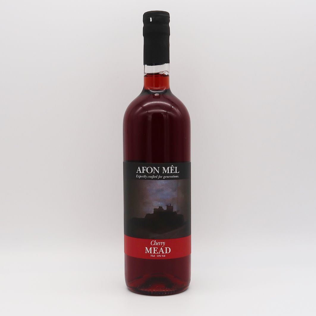 Afon Mêl- Cherry Mead, 75cl bottle 13% vol