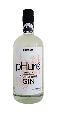 pHure Smooth Grapefruit Gin 37.5% ABV 500ml