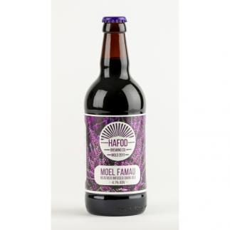 Hafod Moel Famau Heather Infused Dark Ale 4.1%  500ml bottle