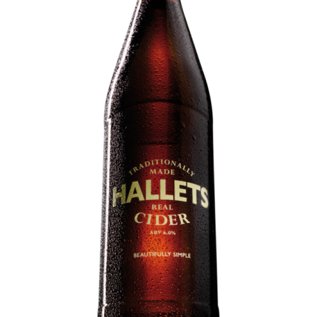 Hallets Real Cider 6% 500ml Bottle