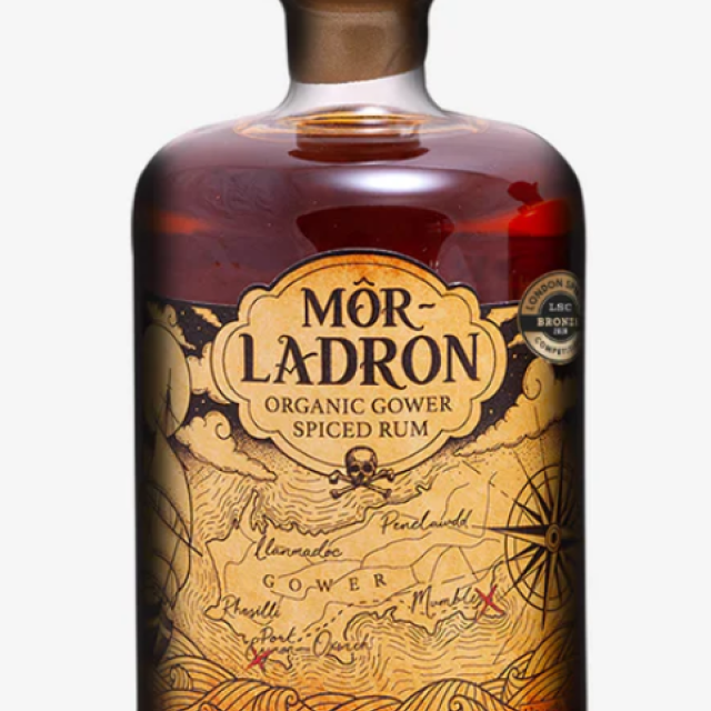 Mor Ladron, Organic Gower Spiced Rum, Spiced Rum