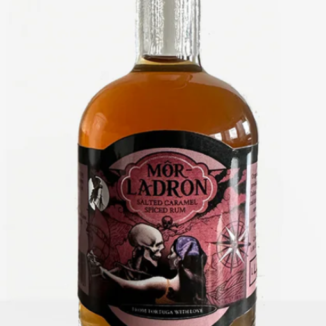 Mor-ladron, rum, salted caramel, spiced rum, salted caramel spiced rum