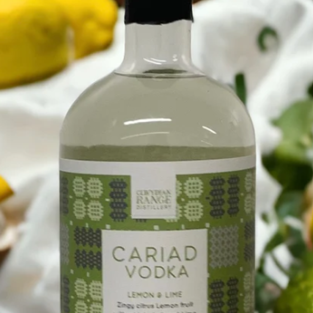 Cariad Vodka, Lemon and Lime, Clwydian Range Distillery