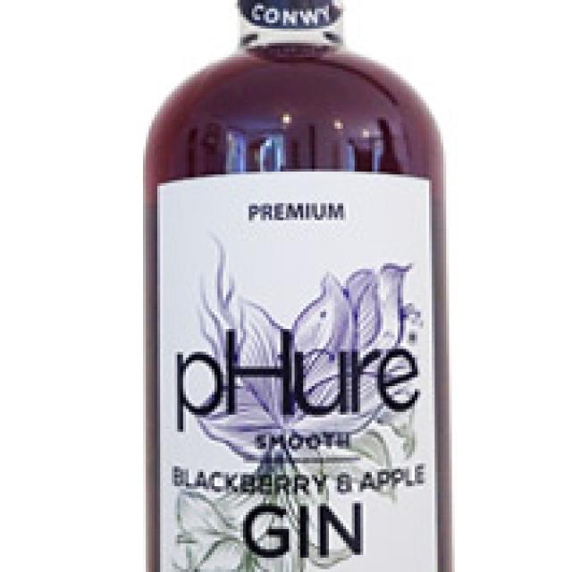 pHure Blackberry and Apple Gin 37.5% ABV 500ml