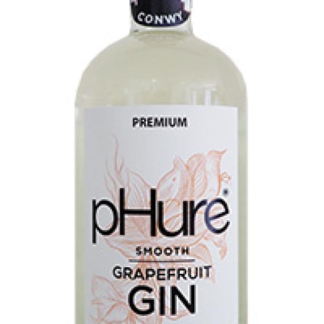 pHure Smooth Grapefruit Gin 37.5% ABV 500ml